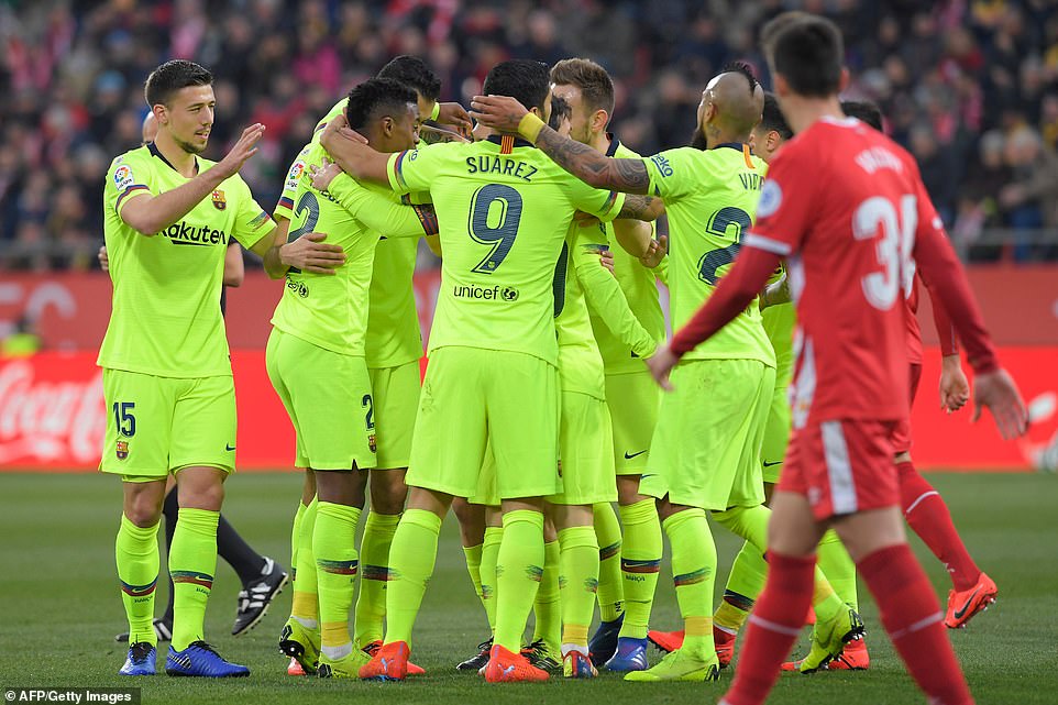 Thi đấu hơn người, Barcelona giành 3 điểm nhọc nhằn trên sân của Girona
