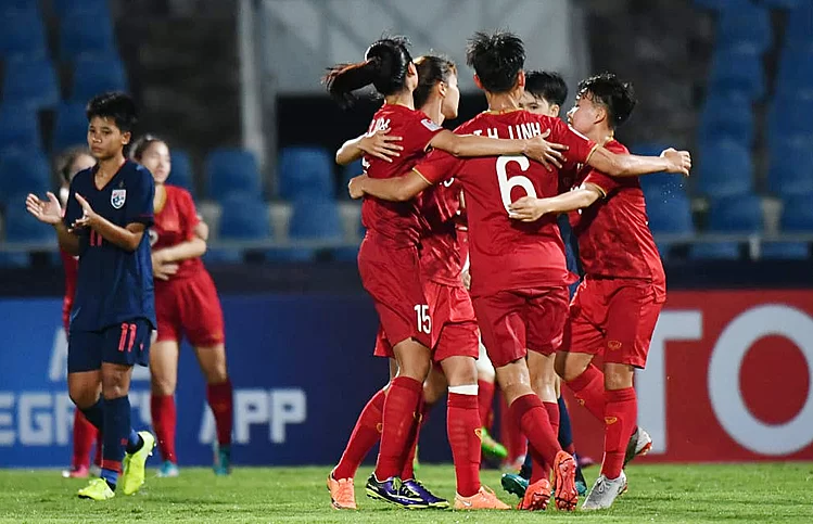 AFC dành lời có cánh cho U19 nữ Việt Nam sau chiến thắng trước Thái Lan