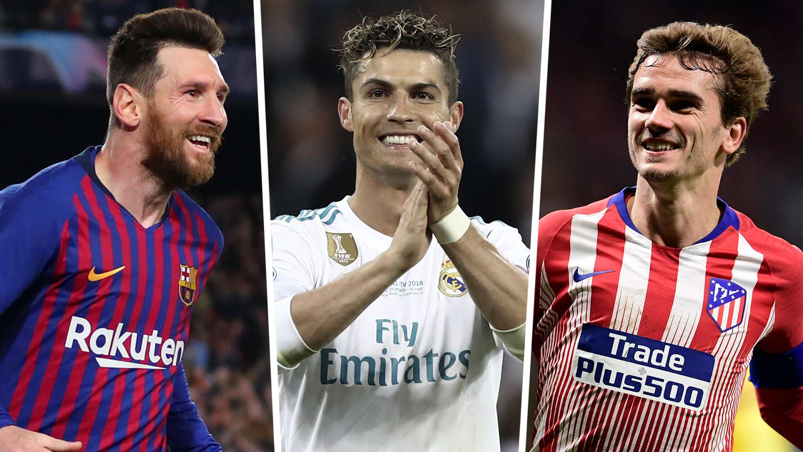 Messi sát cánh cùng Ronaldo và Griezmann ở đội hình danh giá của La Liga