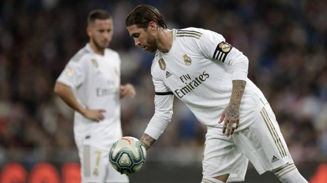 Ramos cân bằng kỷ lục ghi bàn của Messi