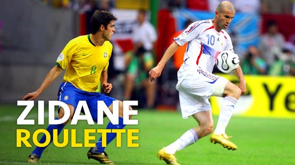 Zidane bậc thầy sử dụng kỹ thuật Roulette 