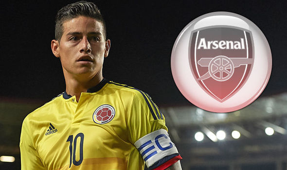 Bế tắc tại Real, James Rodriguez sẽ tới giải cứu Arsenal?