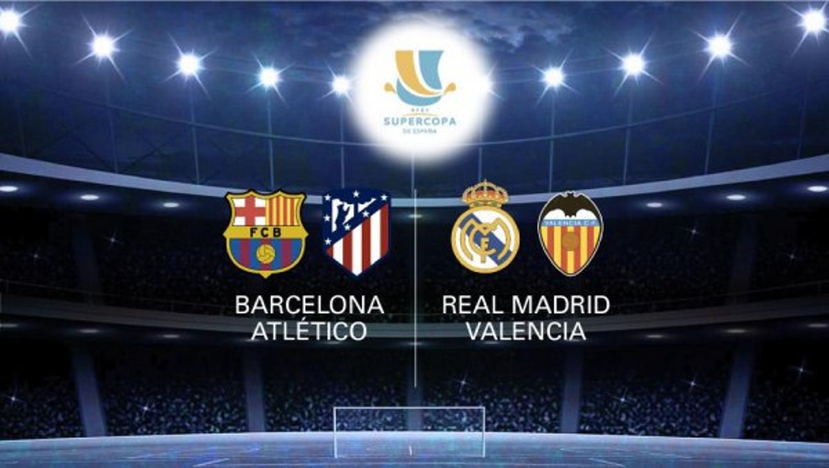 Bốc thăm bán kết siêu cúp TBN: Real Madrid hẹn Barcelona tại chung kết