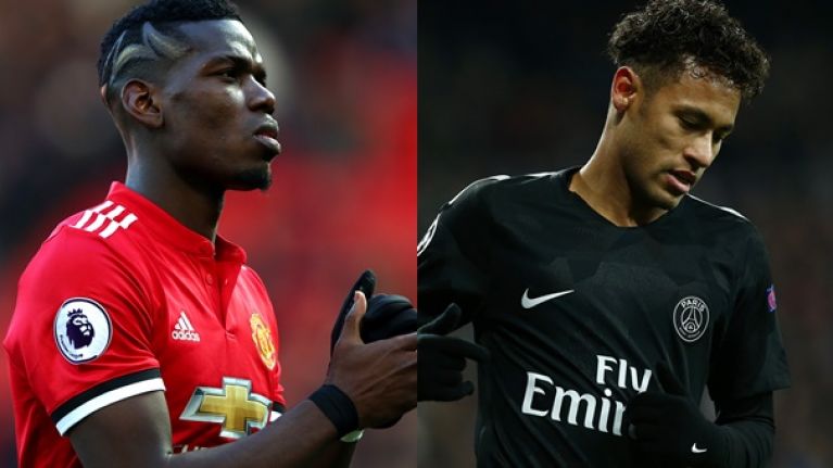 Pogba và Neymar bị loại khỏi Top 50 cầu thủ xuất sắc nhất thế giới