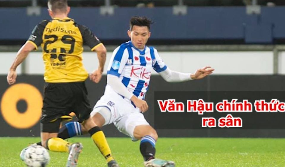 Văn Hậu lần đầu ra mắt đội một Heerenveen, CĐV hô vang khi vào sân