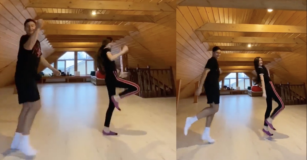 VIDEO: Văn Lâm thể hiện khả năng nhảy múa với em gái
