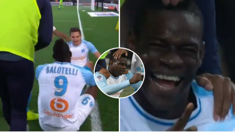 Ghi bàn “thần sầu”, Balotelli lại ăn mừng thú vị