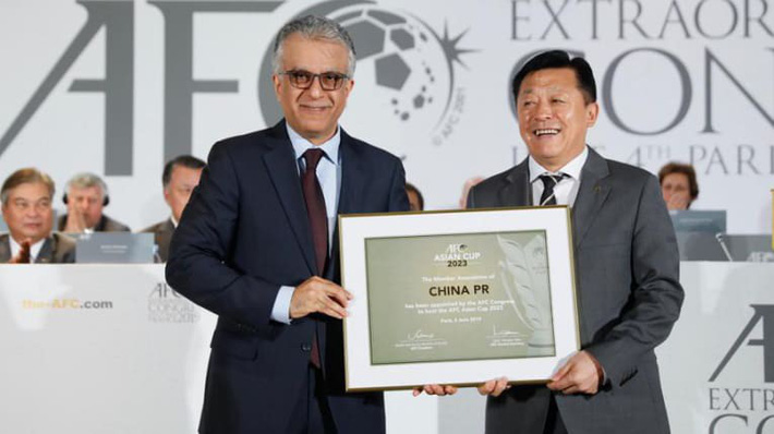 CHÍNH THỨC: Trung Quốc giành quyền đăng cai Asian Cup 2023