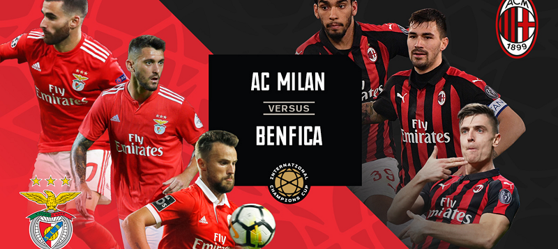 Link Sopcast  AC Milan vs Benfica (2h00 ngày 29/7) ICC Cup 2019.