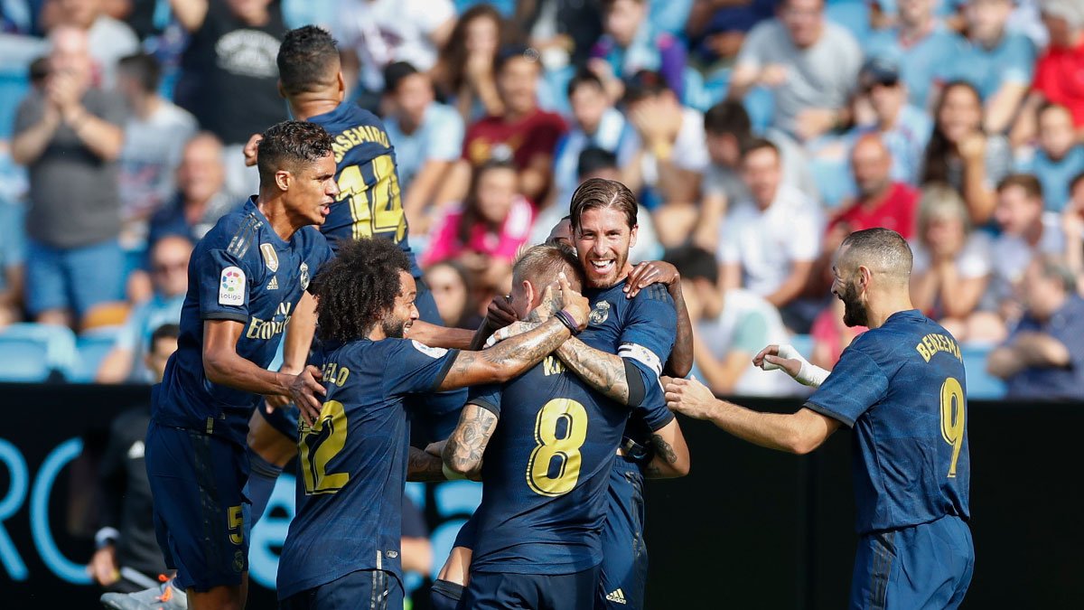 Thi đấu thiếu người, Real Madrid vẫn giành 3 điểm trước Celta Vigo trong ngày ra quân