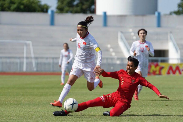 Vùi dập Myanmar, đội tuyển nữ Việt Nam nhất bảng với hiệu số “khủng”