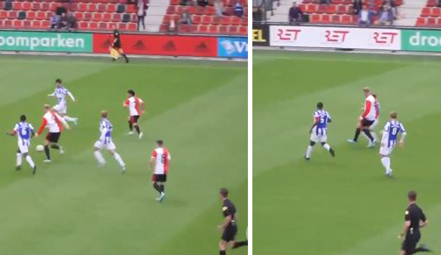 Video: Văn Hậu cắt bóng cực ngọt trong lần đầu đá chính cho SC Heerenveen