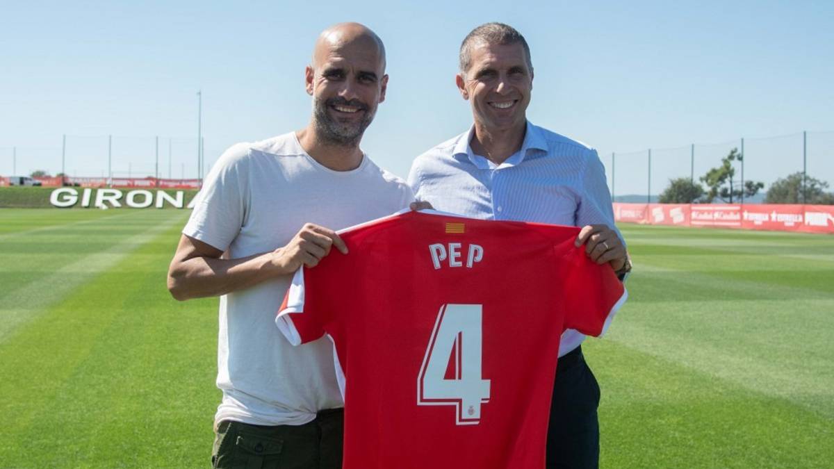 Pep Guardiola hoàn thành hợp đồng với Girona