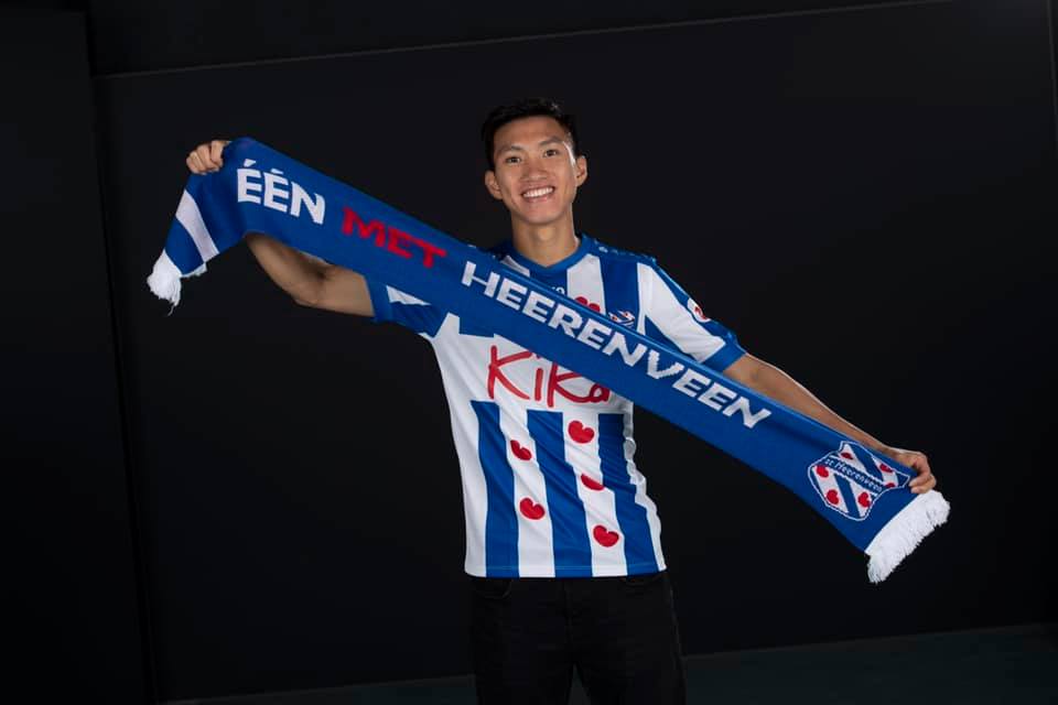 Vừa tới SC Heerenveen, Văn Hậu đã được cầu thủ Việt kiều tiếp lửa
