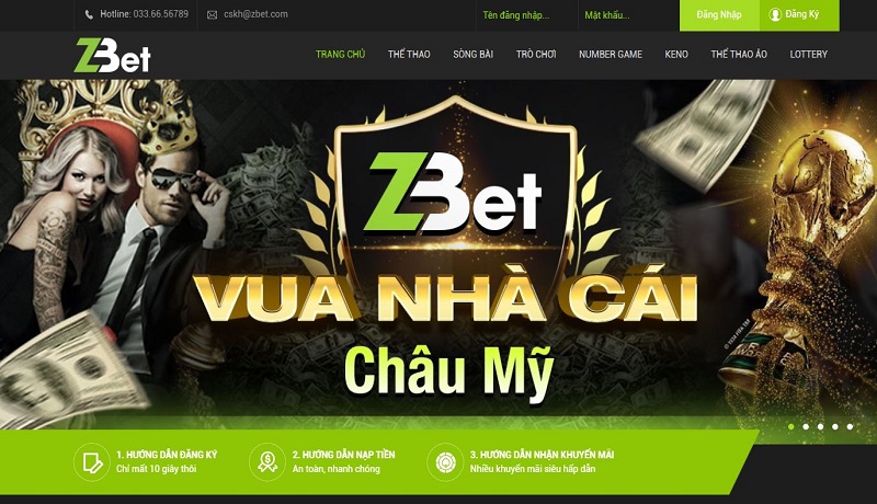 Zbet – Nhà cái uy tín – Ông hoàng cá cược đến từ Châu Mỹ