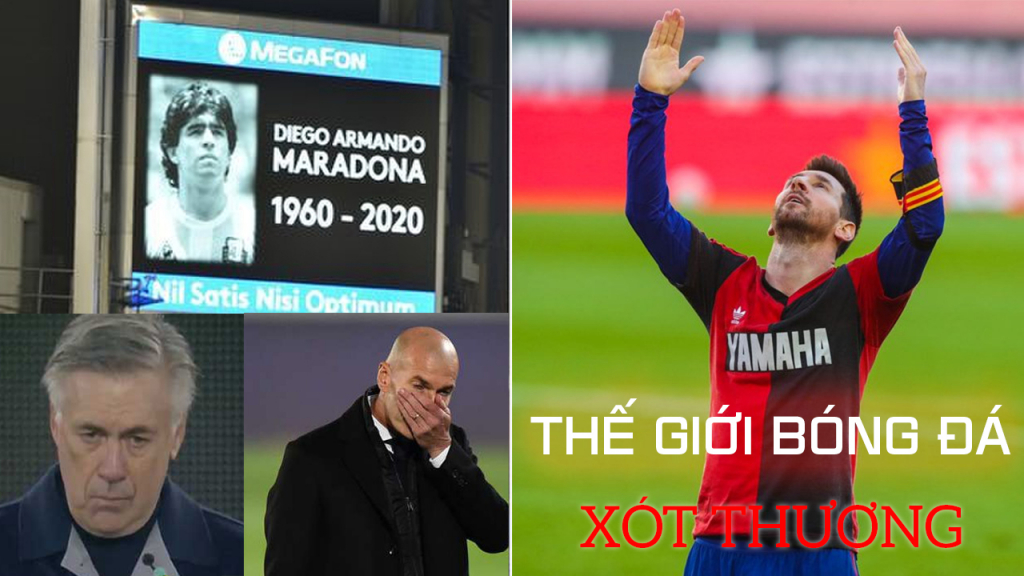 Giây phút tưởng nhớ Maradona gây xúc động của Messi, Ancelotti, Zidane...