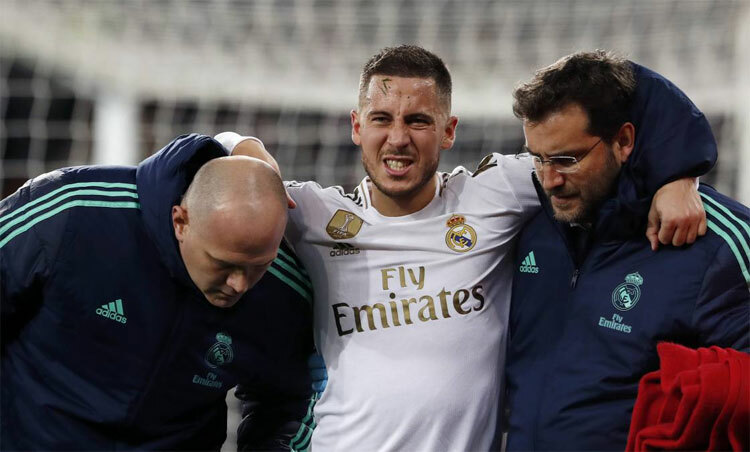 Nhìn lại những ca chấn thương của Hazard tại Real Madrid