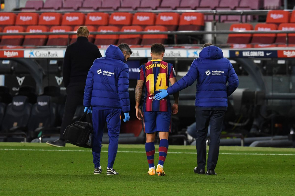 Barca xác nhận Coutinho chấn thương nặng, nguy cơ nghỉ hết mùa