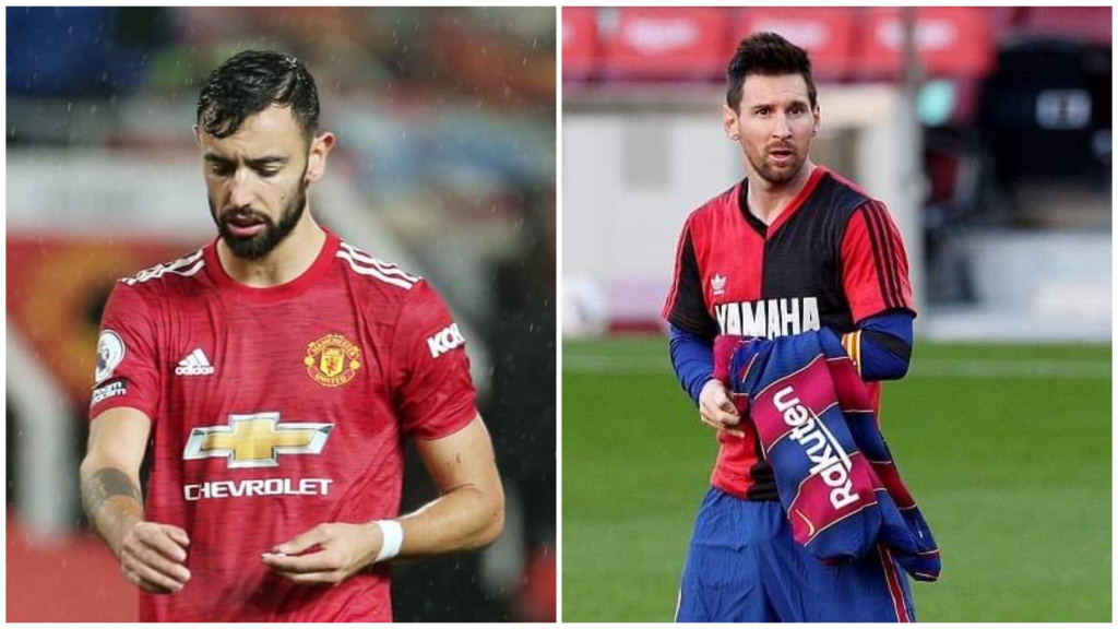 Bruno Fernandes và Messi: 