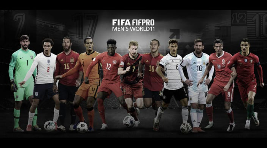Đội hình tiêu biểu 2020 của FIFA: Tranh cãi vị trí thủ môn