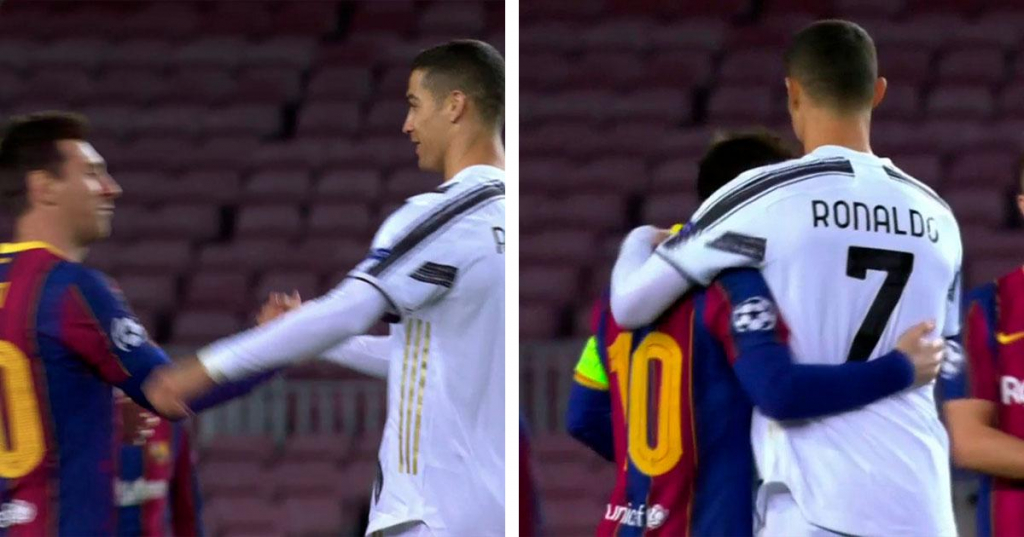 VIDEO: Khoảnh khắc đẹp giữa Messi và Ronaldo ở đại chiến Barcelona - Juventus