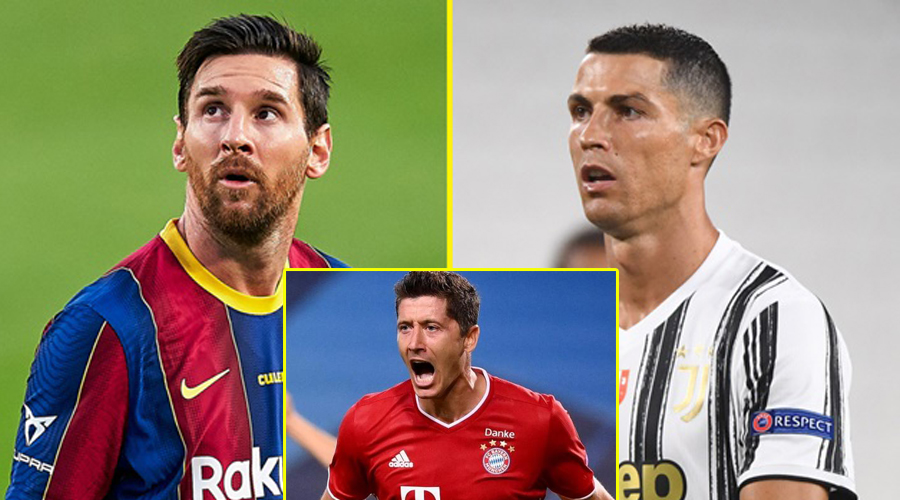 Ronaldo và Messi lại bị Lewandowski vượt mặt ở giải thưởng danh giá