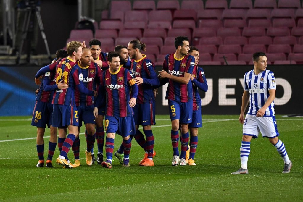 Thắng Sociedad, Barcelona khiến HLV đối thủ ngả mũ thán phục