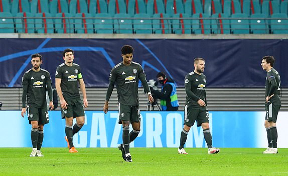 Thua đau RB Leipzig, MU rời cúp C1 trong thất vọng và tủi hổ