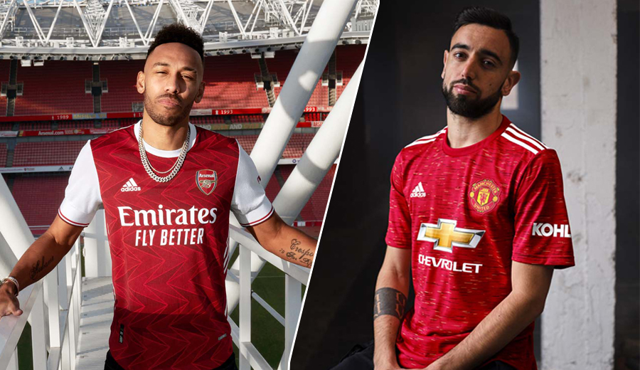 10 áo sân nhà đẹp nhất Ngoại hạng Anh mùa 2020/21: Ấn tượng Arsenal, MU