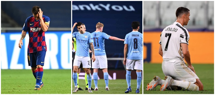 Barcelona, Man City và top 5 CLB gây thất vọng nhất cúp C1 mùa giải 2019/20