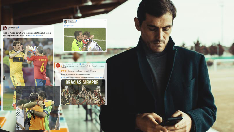 Casillas giải nghệ, Iniesta, Ramos và loạt sao bóng đá gửi lời tri ân