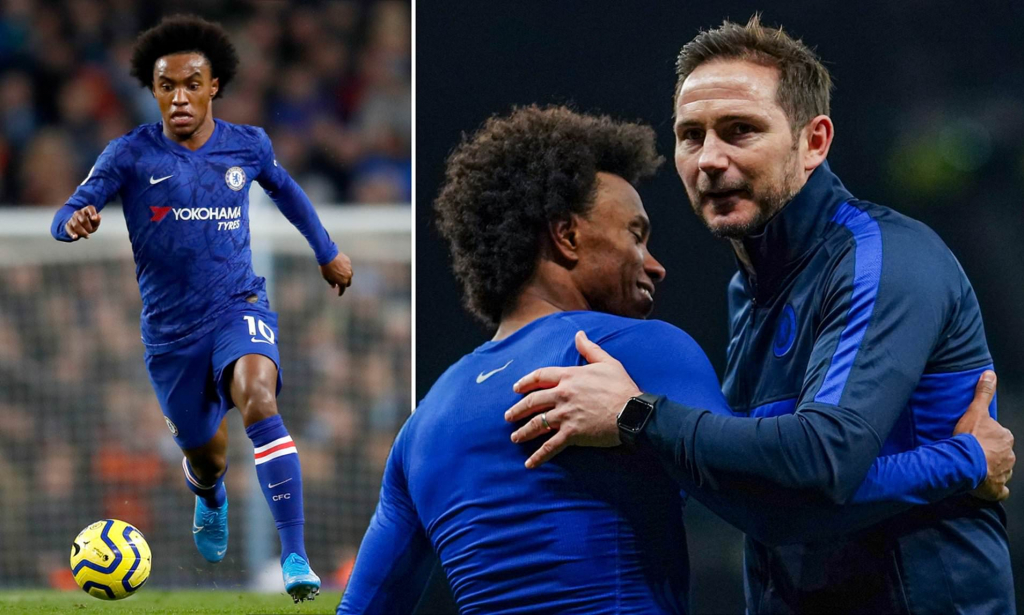 Lampard chia sẻ về tương lai Willian tại Chelsea