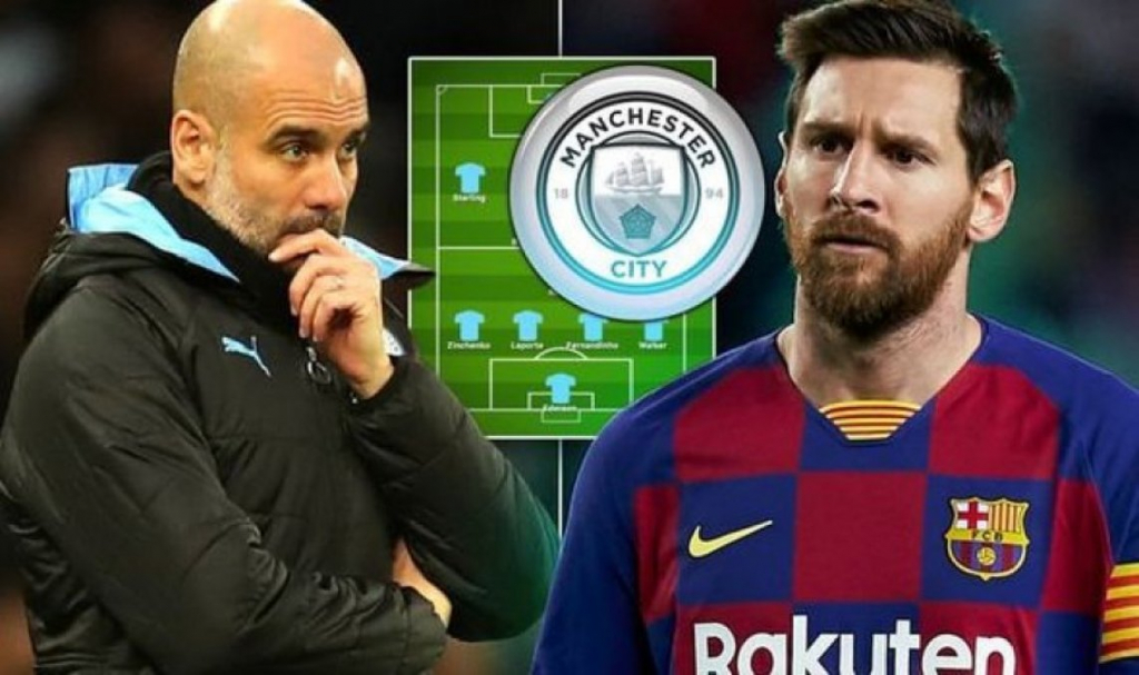 Man City và 3 sơ đồ đội hình khi có Messi