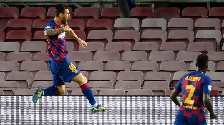 Barca giành vé vào tứ kết cúp C1 nhờ tố chất thủ lĩnh của Messi