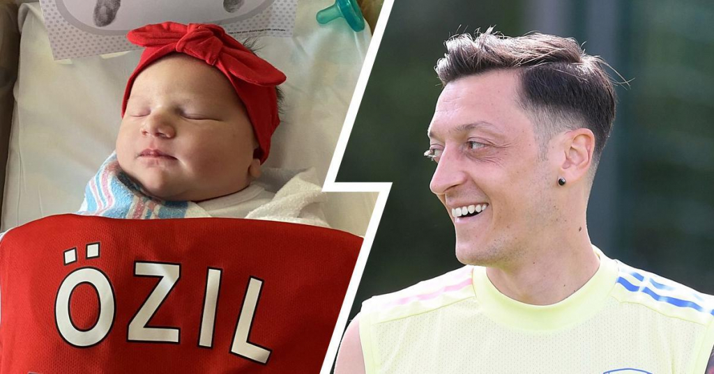 CĐV Arsenal đặt tên con theo cảm hứng… Mesut Ozil