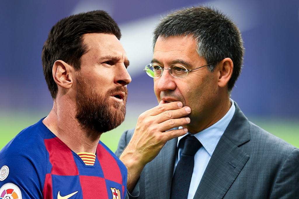 Chủ tịch Bartomeu tiếp tục yêu cầu Messi giảm khoản lương 1 triệu bảng/tuần