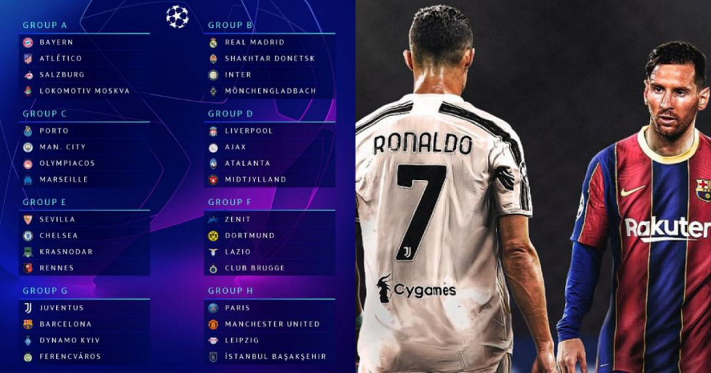 Chính thức chốt ngày Ronaldo - Messi đối đầu tại cúp C1 châu Âu