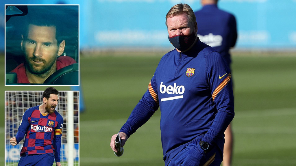 Đồng ý ở lại Barca, Koeman “rót mật vào tai” Messi