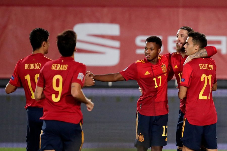 Kết quả Nations League vòng 1: Tây Ban Nha đại thắng, Đức bị cầm chân