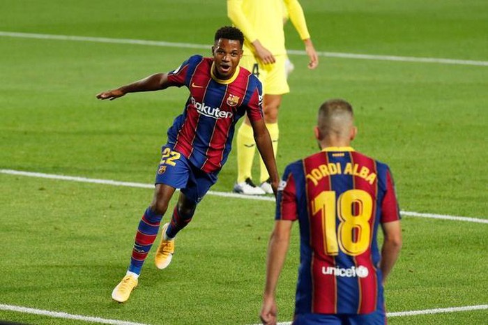 Ansu Fati tiếp nối phong độ ghi bàn cực khủng ở trận gặp Villareal