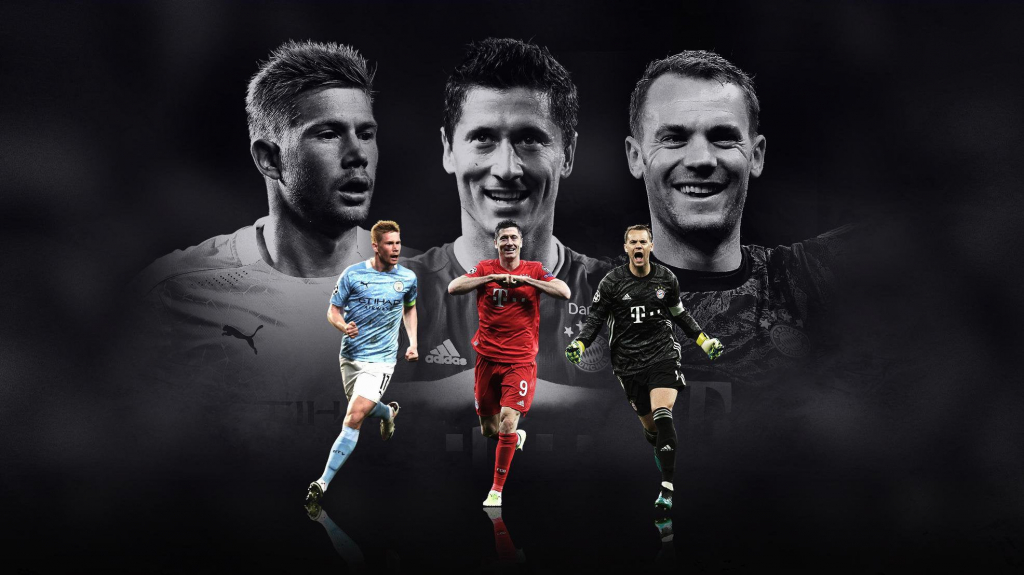 Lộ diện top 3 cầu thủ xuất sắc nhất năm của UEFA