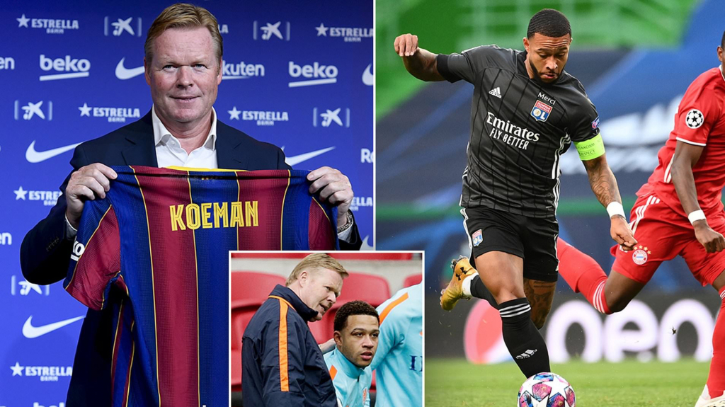 Koeman nói thẳng một điều kiện để Depay cập bến Barca