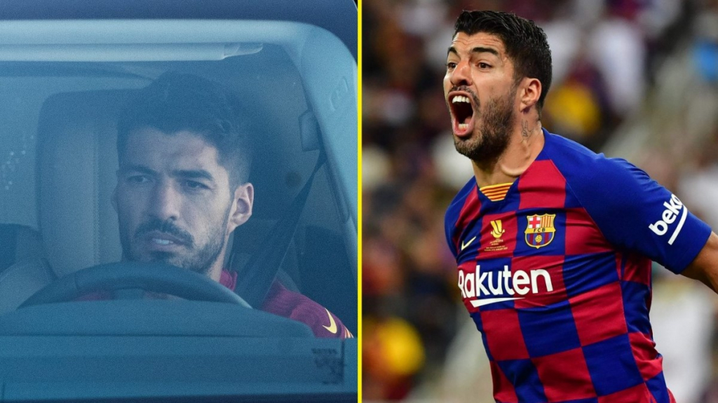 Luis Suarez rơi nước mắt trong ngày chia tay các đồng đội ở Barcelona