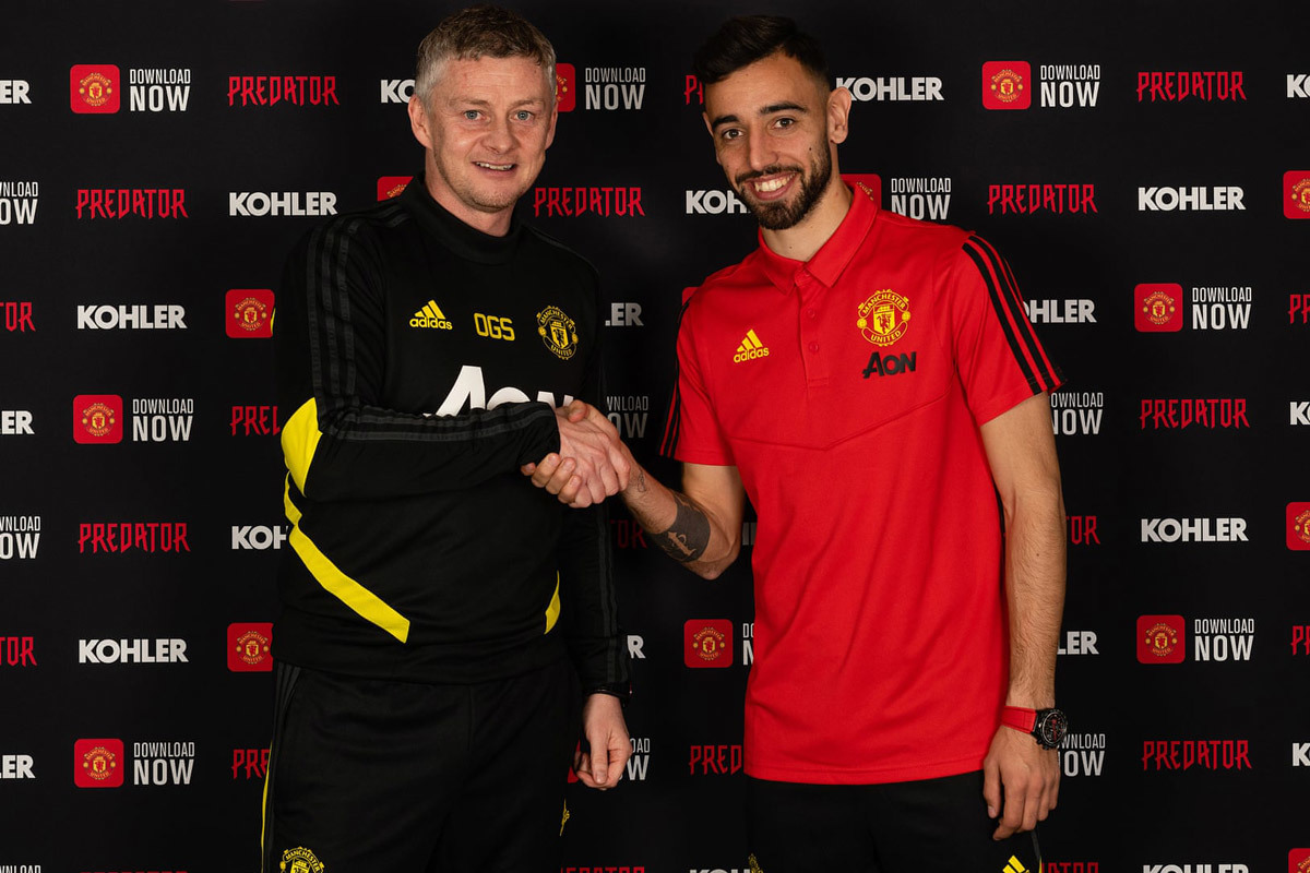 Bruno Fernandes chọn số áo bất ngờ tại Man United