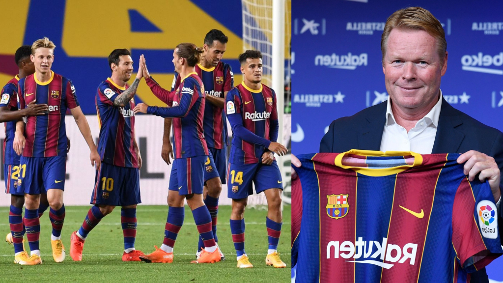 Barca dẫn đầu La Liga một chỉ số dưới thời Koeman