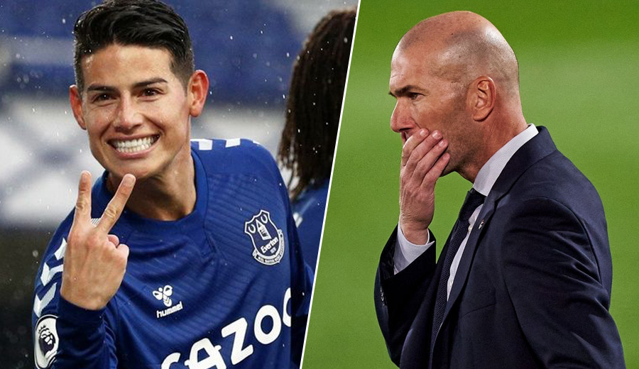 James Rodriguez khiến Real Madrid giận ra mặt với Zidane