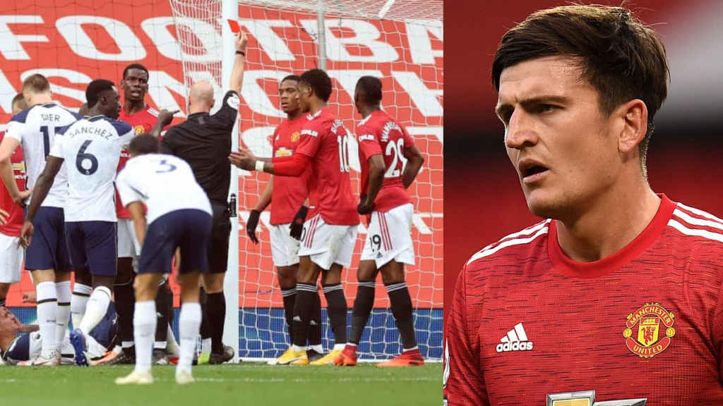 VIDEO: Maguire bênh trọng tài, đồng ý rút thẻ đỏ cho Martial