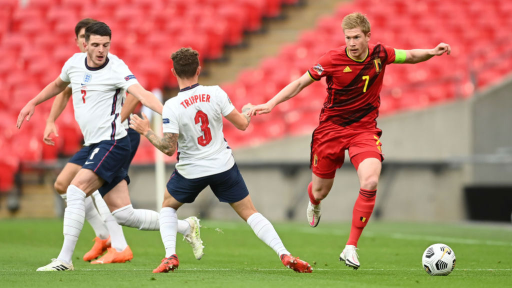 VIDEO: De Bruyne chuyền bóng đẳng cấp, xé toang hàng thủ ĐT Anh