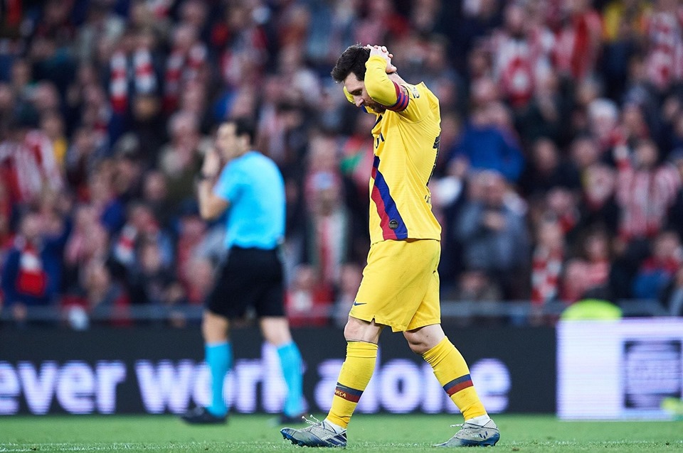 Barcelona thua Bilbao là vì… Messi và Griezmann