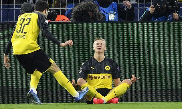 Haaland lập hàng loạt kỷ lục ở trận thắng 2-1 của Dortmund trước PSG